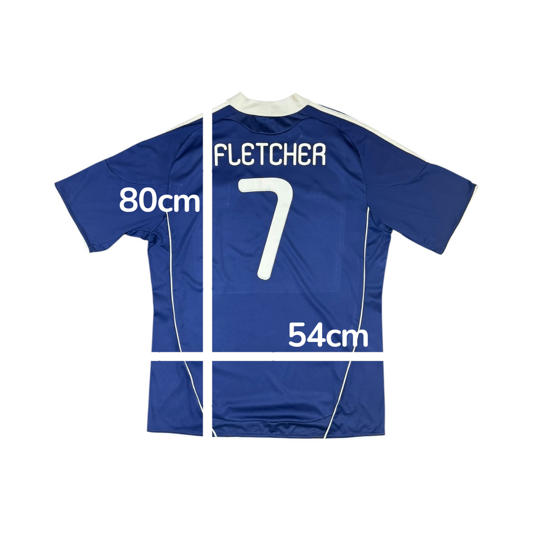 2010-11 Scotland Home Shirt FLETCHER #7 - 9/10 - (XL)