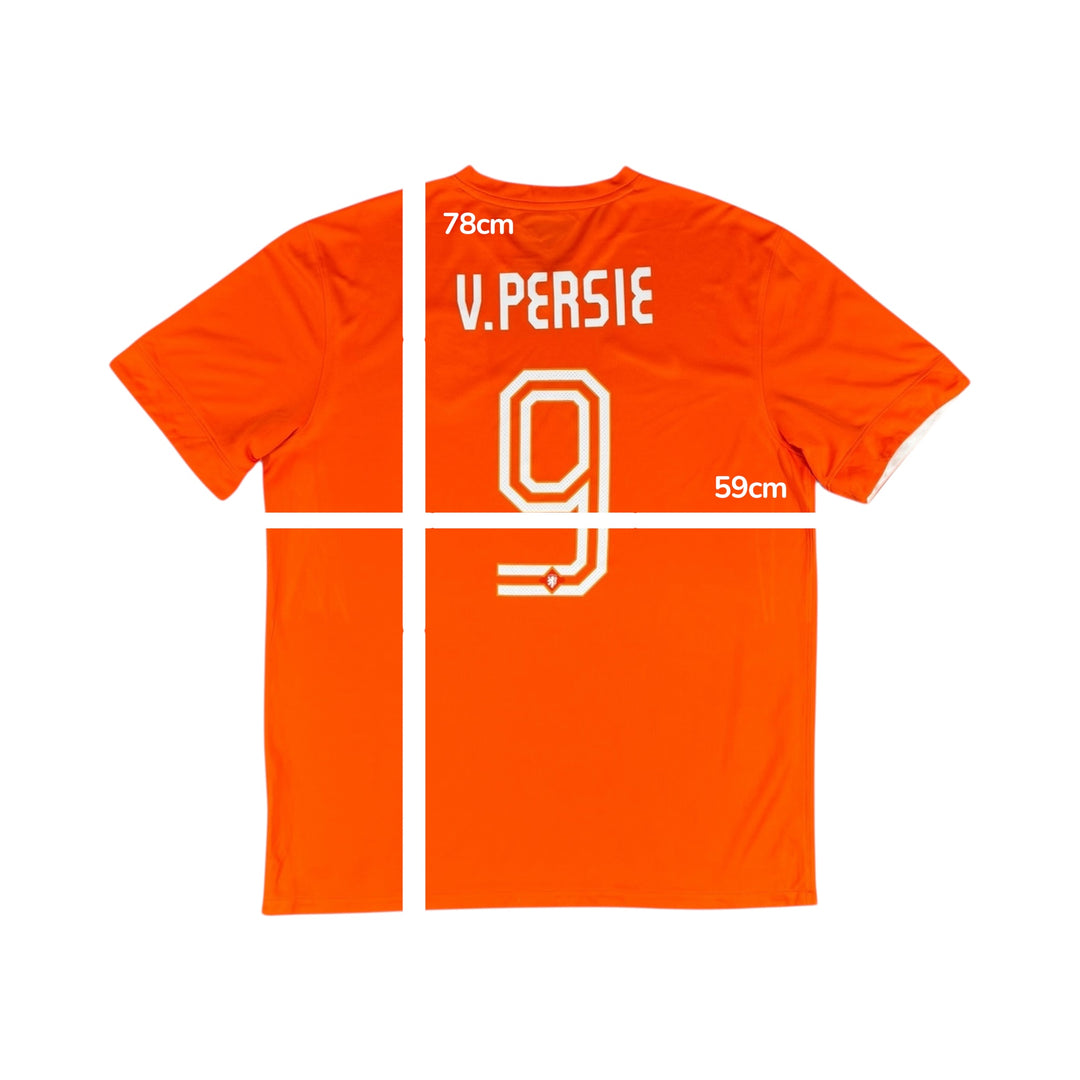 2014-15 Netherlands Nike Home Shirt #9 V. PERSIE - 9/10 - (XL)