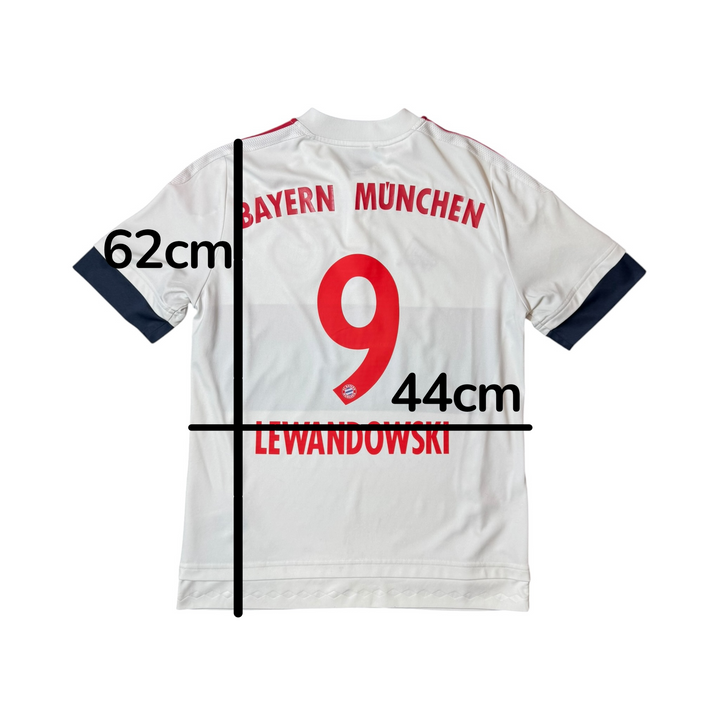 2015-16 Bayern Munich Away Shirt LEWANDOWSKI #9 - 8/10 - (13-14 Years)