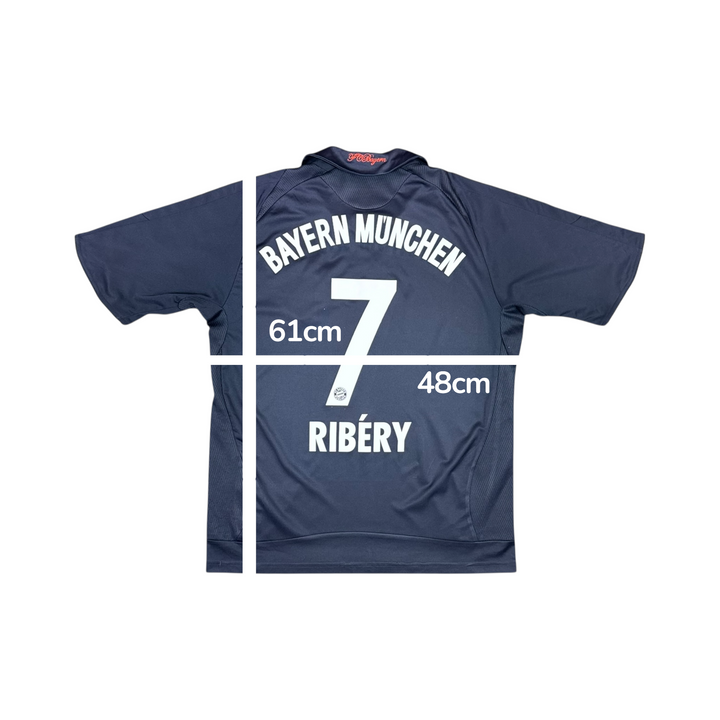 2008-09 Bayern Munich Adidas Away Shirt #7 RIBERY - 8/10 - (14-15 Years)