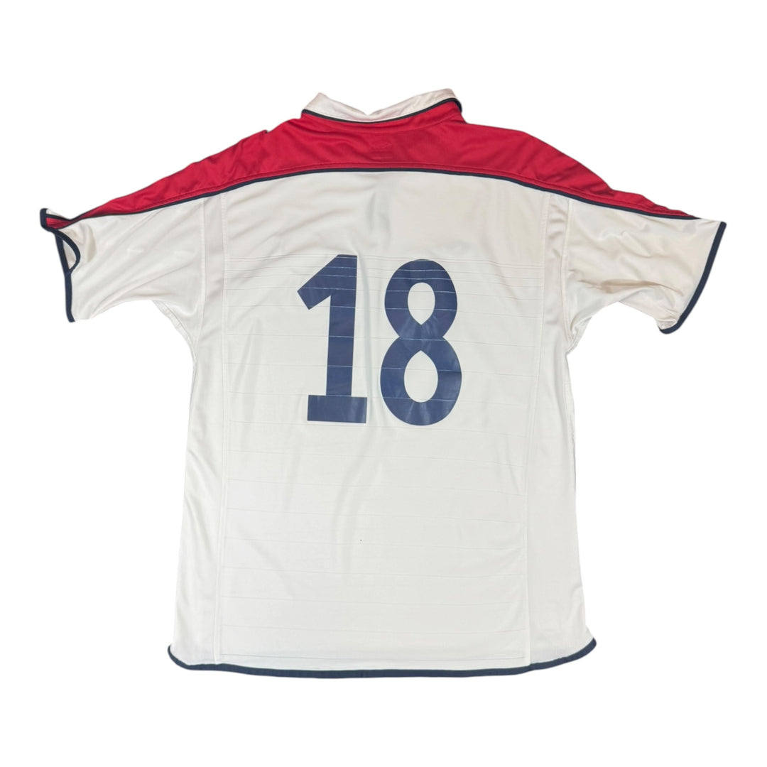 2002-04 Norway Away Shirt Player Authentic #18 - 8/10 - (XL)