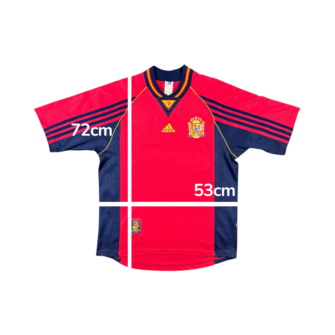 1998-99 Spain Adidas Home Shirt - 10/10 - (M)