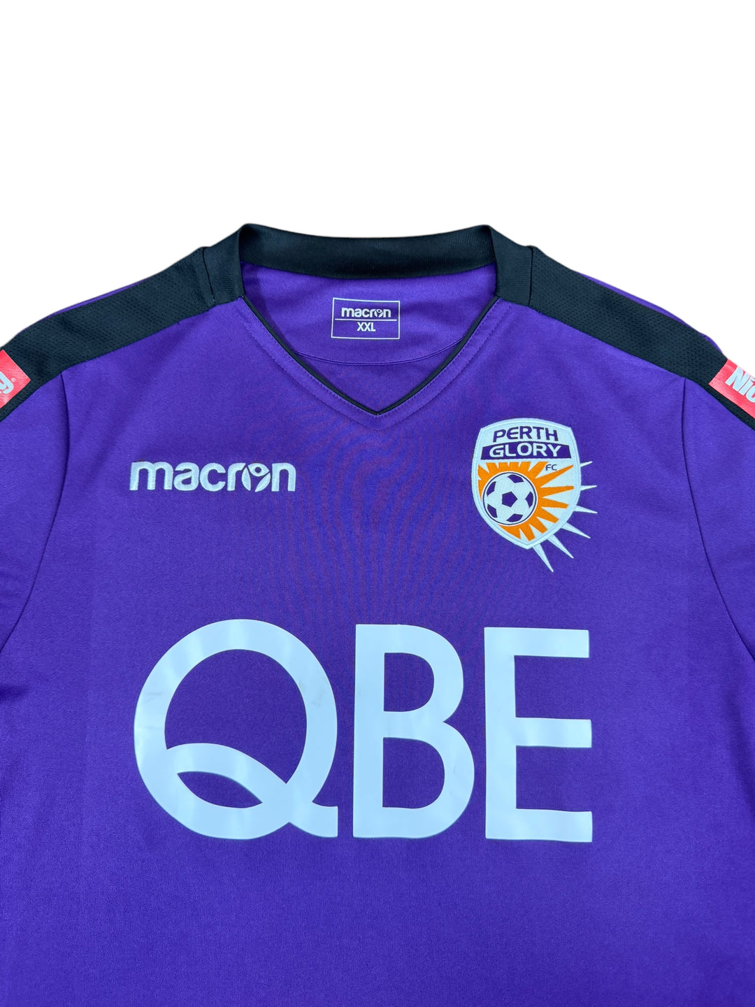 2018/19 Perth Glory Macron Training Football Shirt - 8/10 - (2XL)