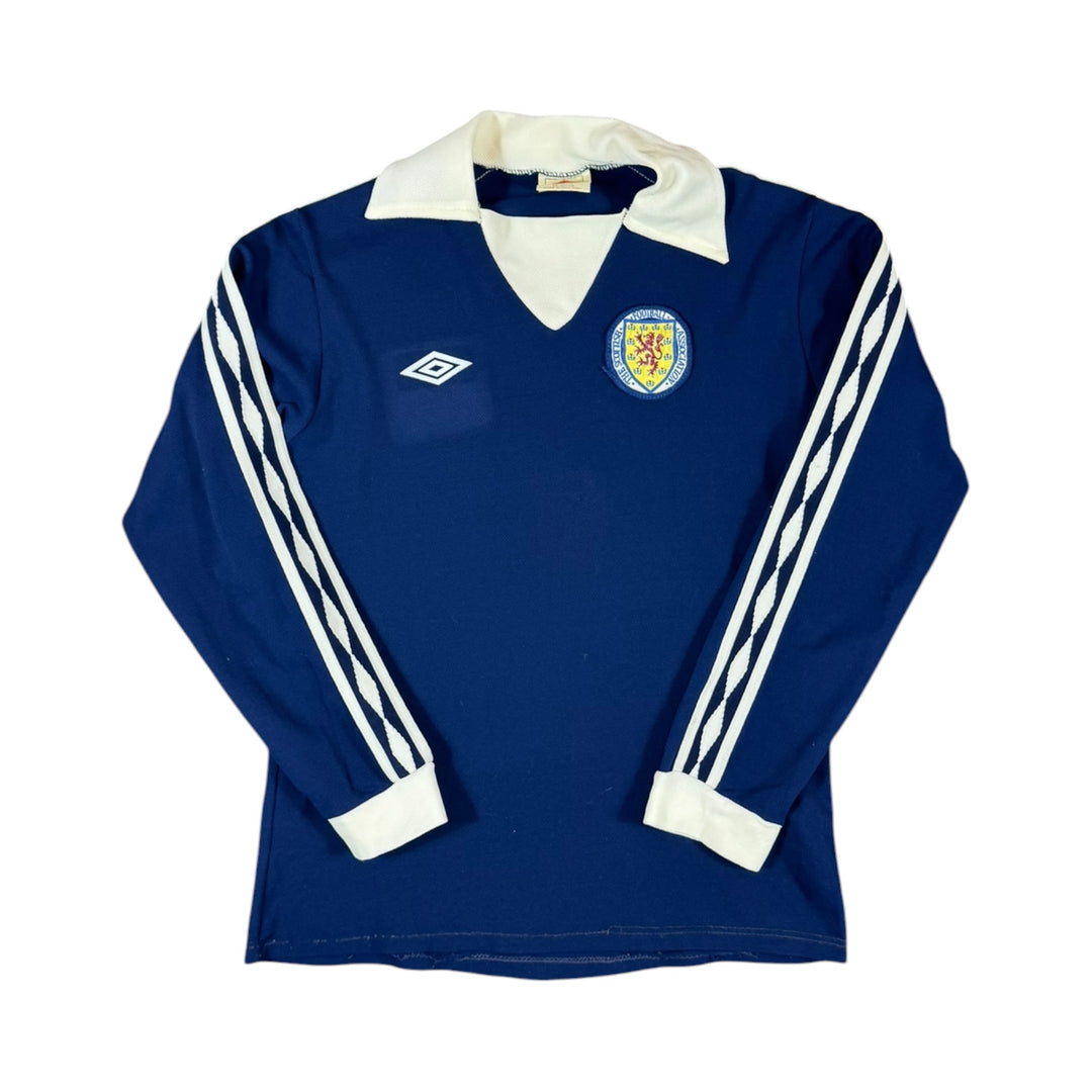 1976-79 Scotland Home L/S Shirt - 9/10 - (S)