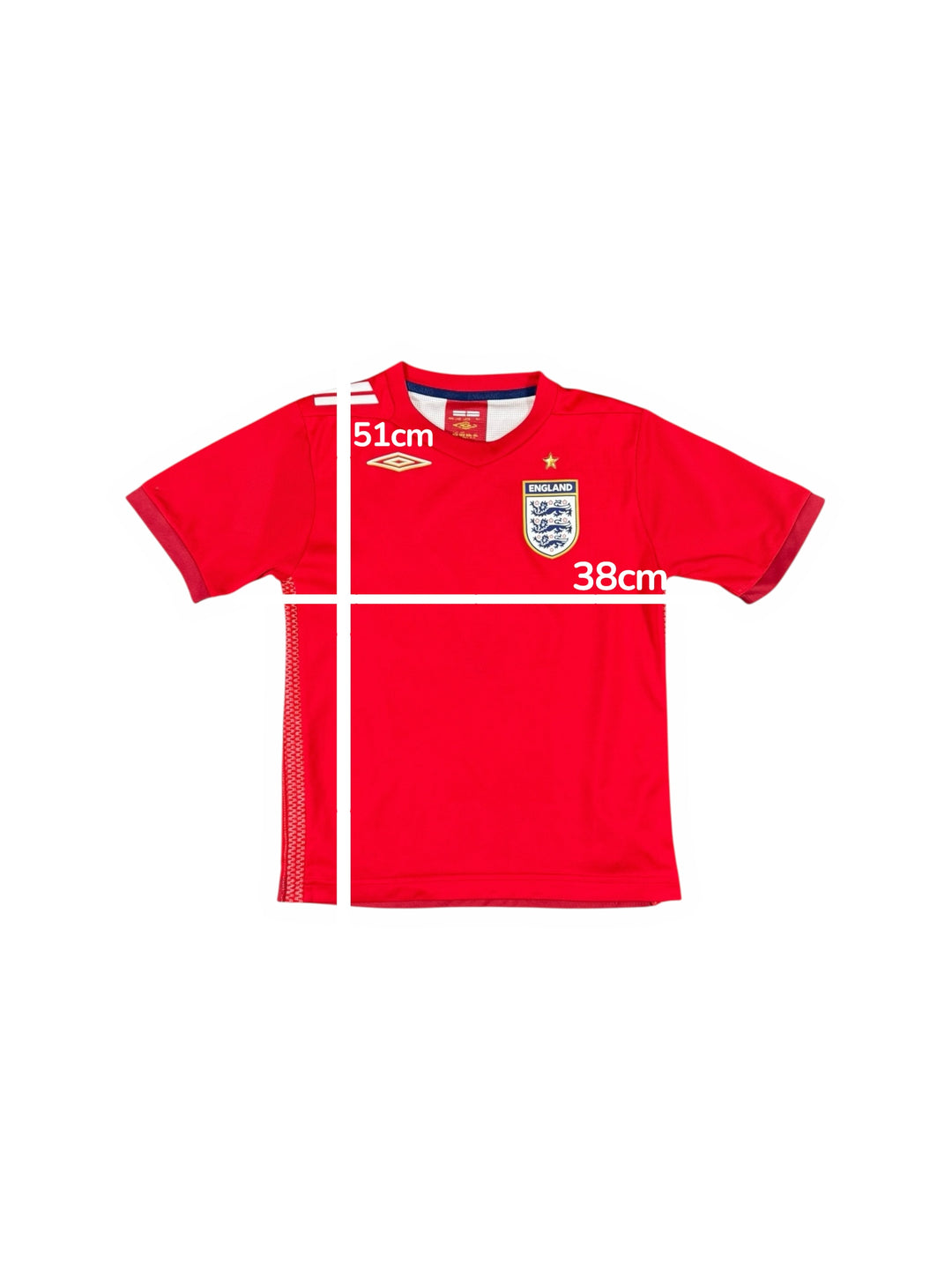 2006-08 England Umbro Away Shirt - 9/10 - (11-12 Years)