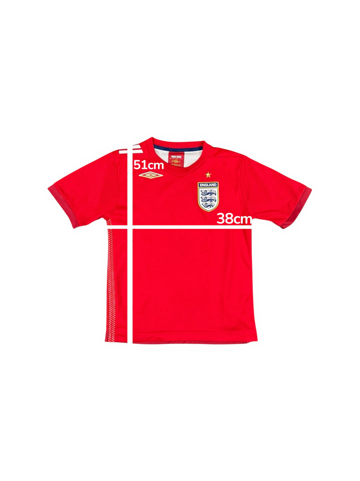 2006-08 England Umbro Away Shirt - 9/10 - (11-12 Years)
