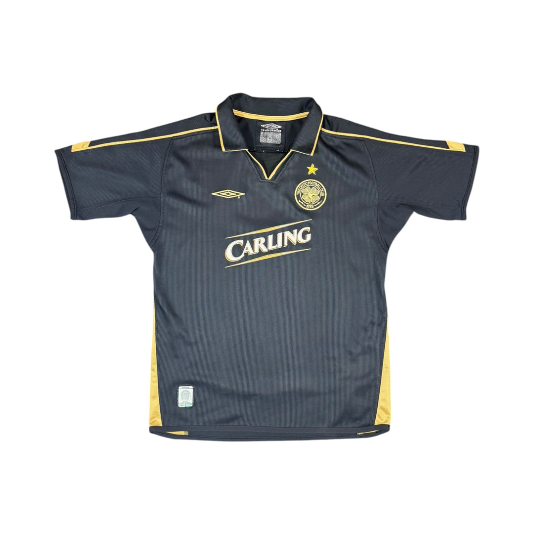 2003-04 Celtic Umbro Away Shirt LARSSON #7 - 7/10 - (13-14 Years)