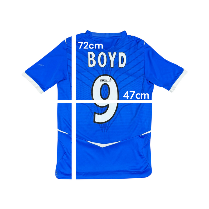 2008-09 Rangers Umbro Home Shirt #9 BOYD - 8/10 - (XL)