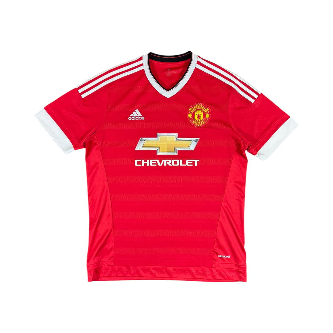 2015-16 Manchester United Adidas Home Shirt Carrick #16 - 8/10 - (L)