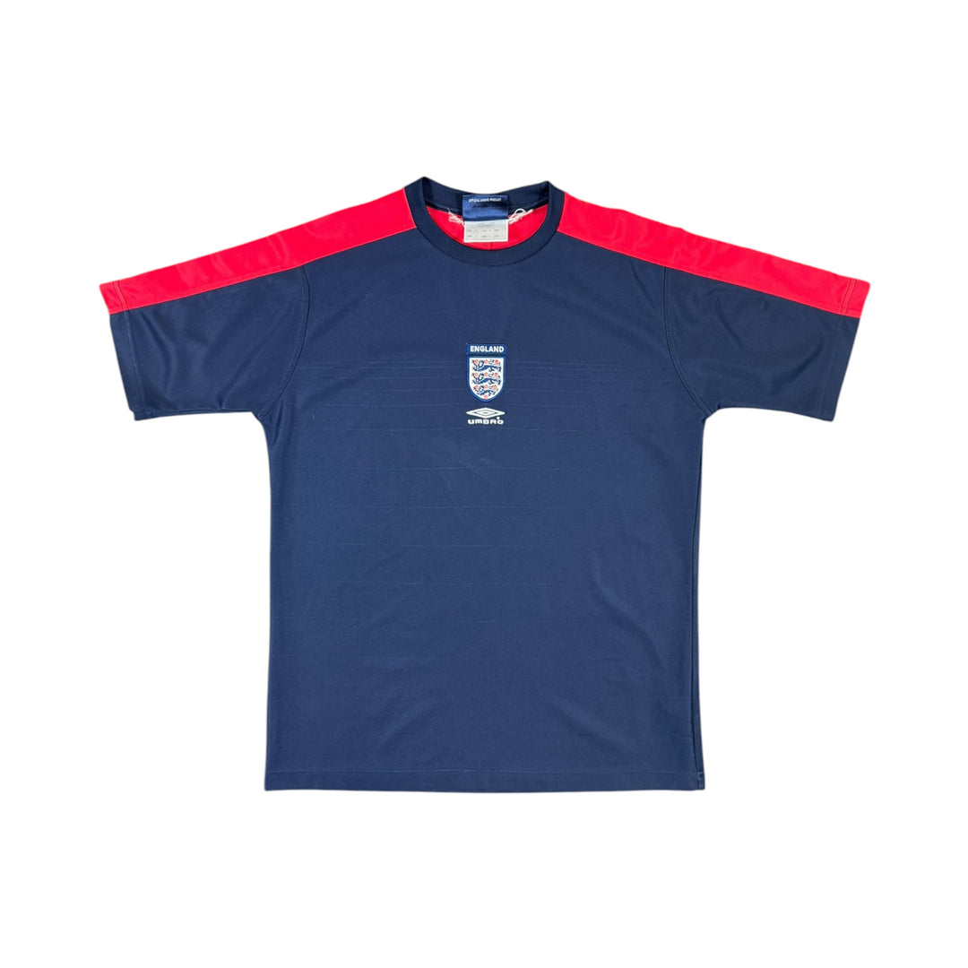 2000-02 England Umbro Training Shirt - 8/10 - (M)