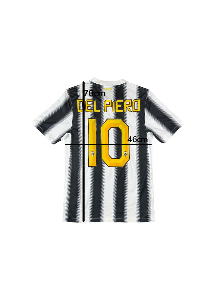 2011-12 Juventus Nike Home Shirt #10 DEL PIERO - 8/10 - (S)