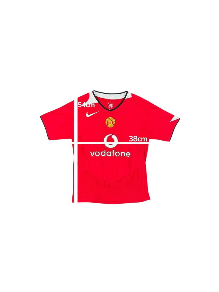2004-06 Manchester United Nike T90 Home Shirt - 7/10 - (10 Years)