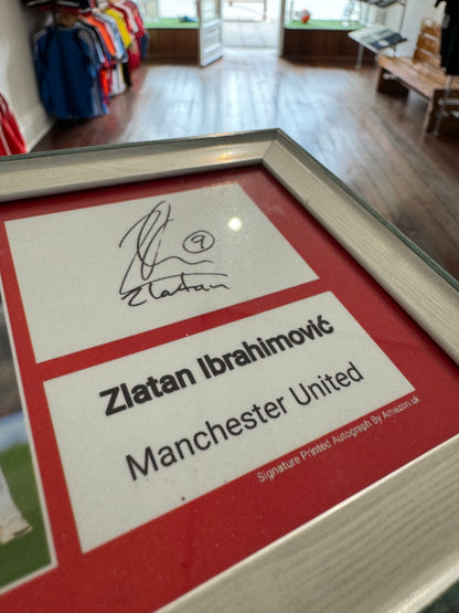 Zlatan Ibrahimovic Manchester United Signed Picture