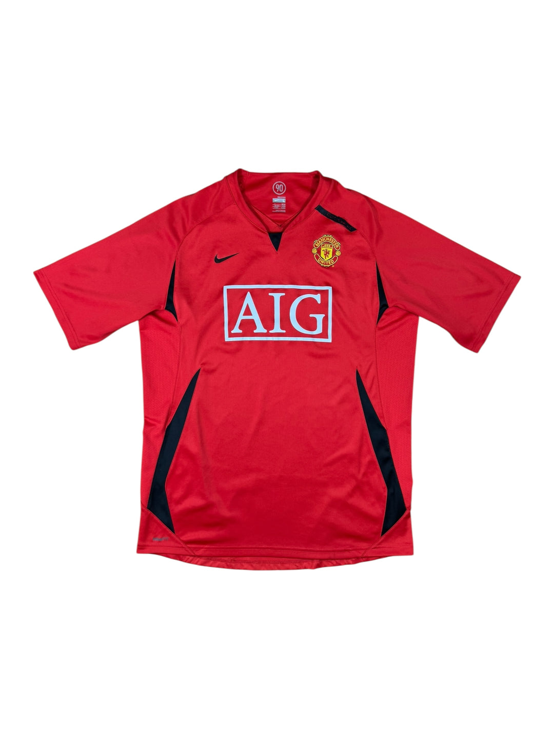 2007/09 Manchester United Nike T90 Training Football Shirt - 8/10 - (L)