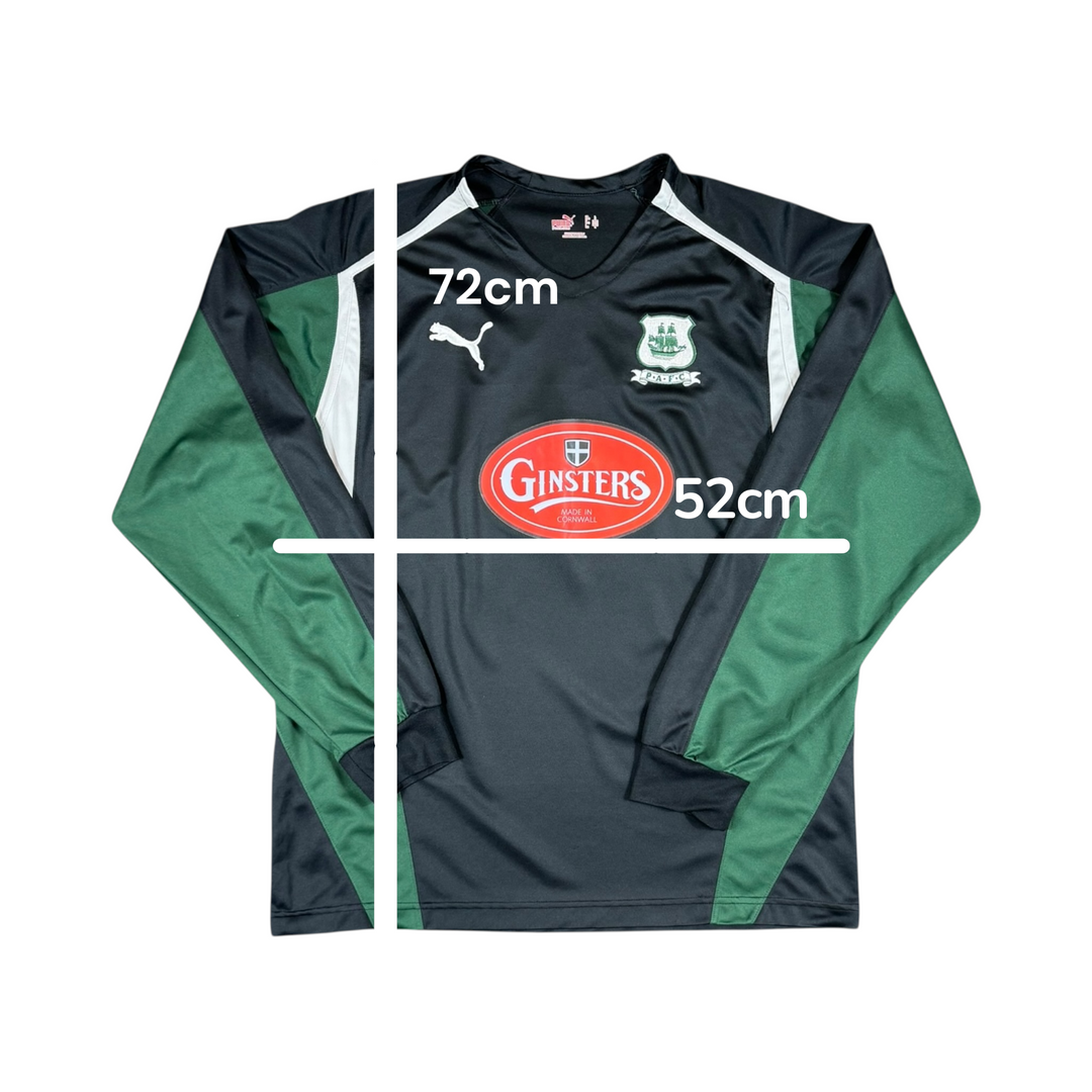 2006-07 Plymouth Puma Away L/S Shirt - 9/10 - (L)