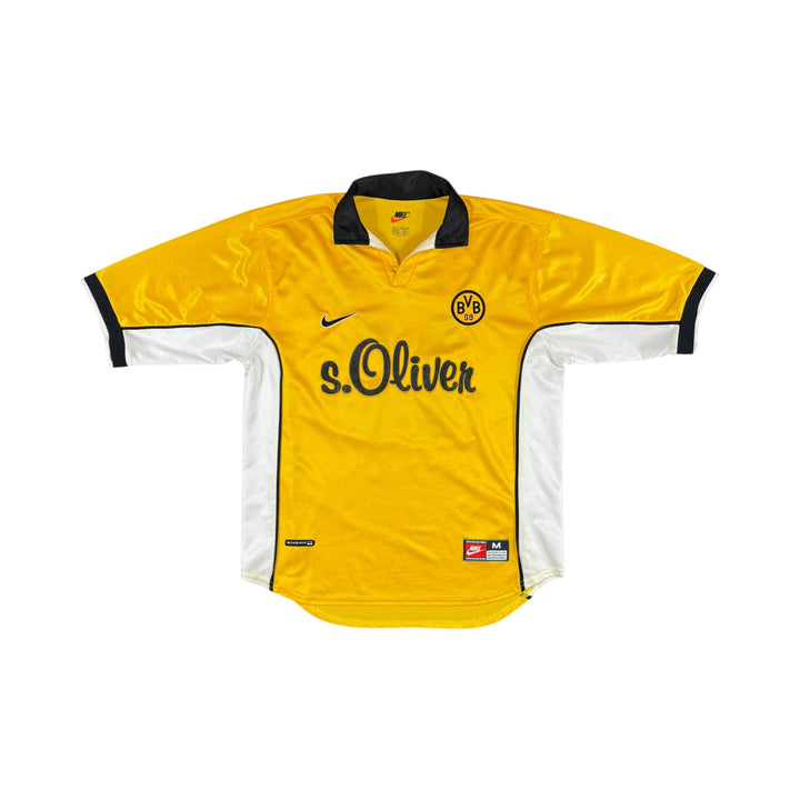 1998-00 Borussia Dortmund Nike Home Shirt #20 BOBIC - 7/10 - (M)