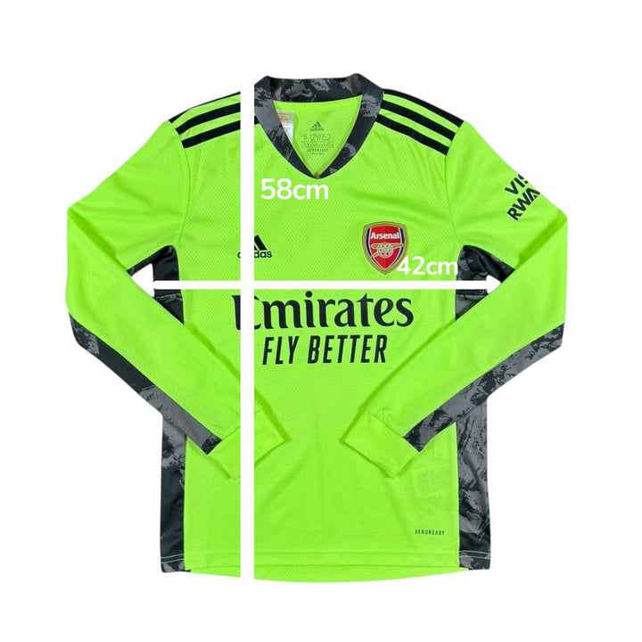 2020-21 Arsenal Adidas GK Shirt - 8/10 - (11-12 Years)