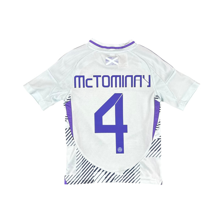 2024-25 Scotland Adidas Away Shirt #4 McTOMINAY - 9/10 - (5-6 Years)