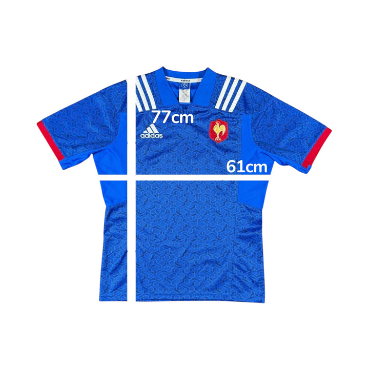 2015 France Adidas Rugby Home Shirt - 9/10 - (XL)
