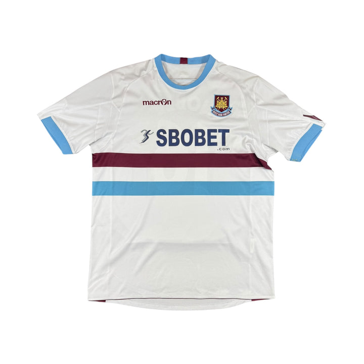 2010-12 West Ham Away Shirt #16 NOBLE - 9/10 - (2XL)