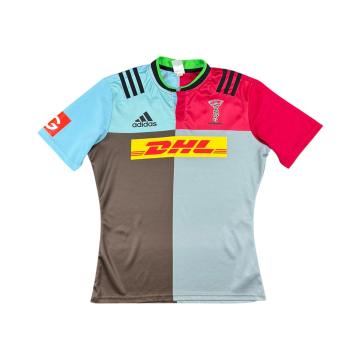 2015-16 Harlequins Adidas Home Rugby Shirt - 7/10 - (L)