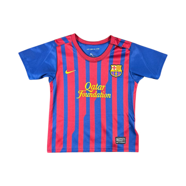 2011-12 Barcelona Nike Home Shirt #10 MESSI - 8/10 - (3-4 Years)