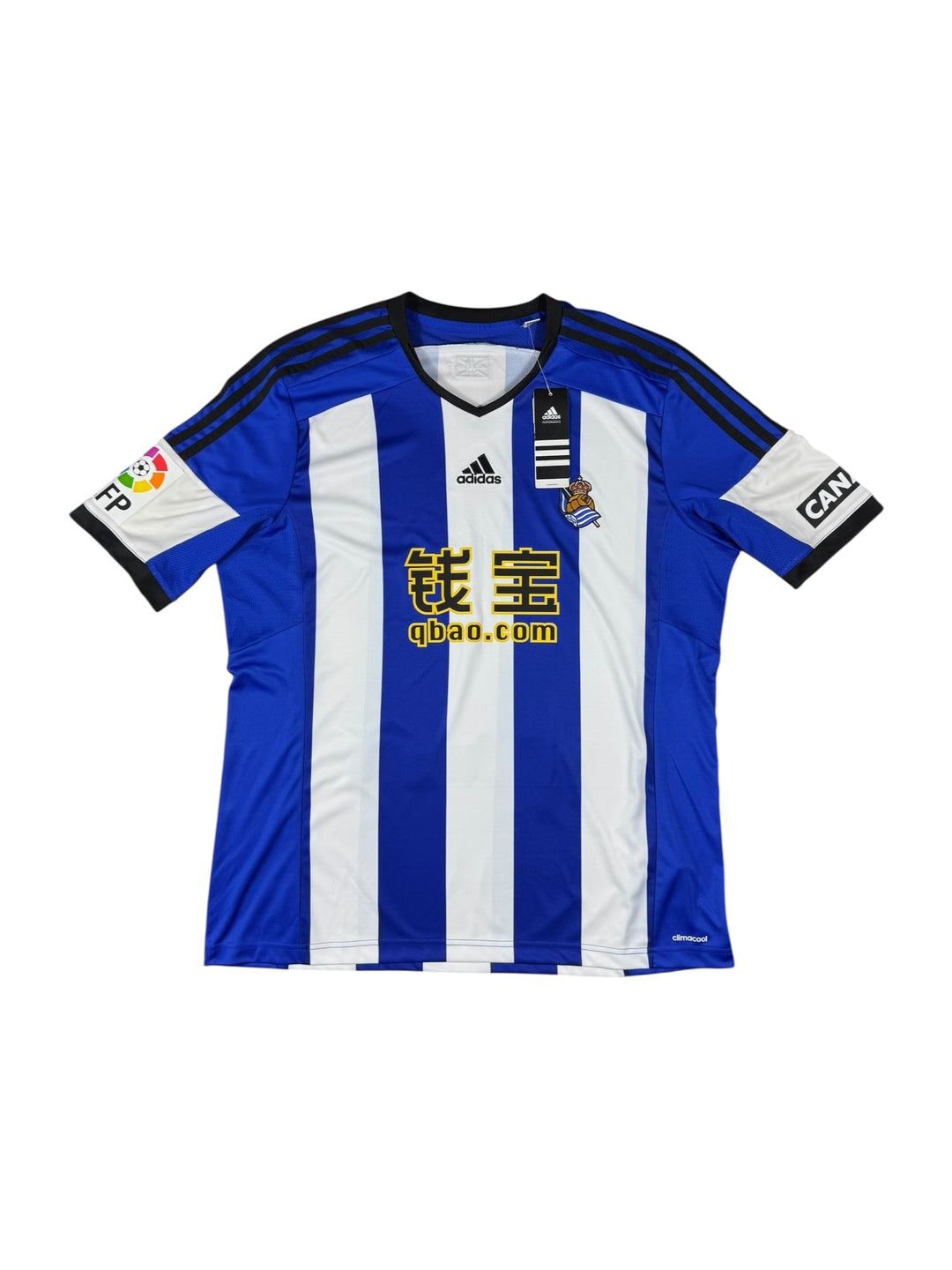 2014/15 Real Sociedad Adidas Home Football Shirt Brand New (XL)