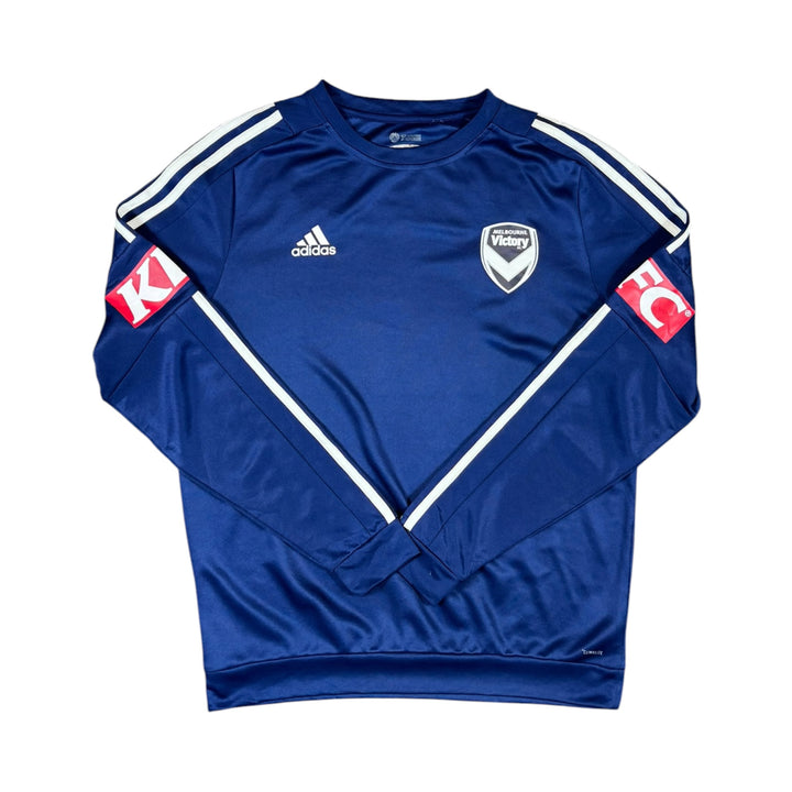 2018-19 Melbourne Victory Adidas L/S Training Shirt - 9/10 - (L)