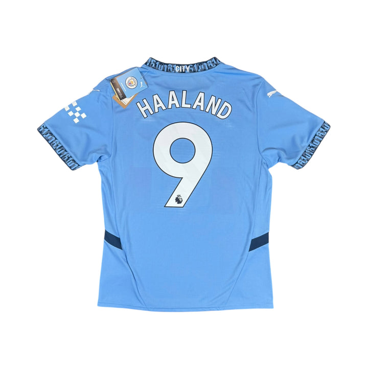 2024-25 Manchester City Puma Home Shirt #9 HAALAND Brand New (M)