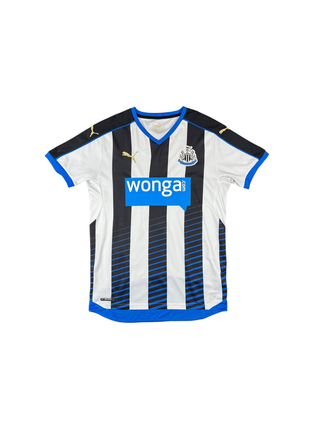 2015-16 Newcastle Puma Home Shirt #5 WIJNALDUM - 8/10 - (M)