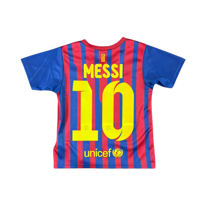 2011-12 Barcelona Nike Home Shirt #10 MESSI - 8/10 - (3-4 Years)