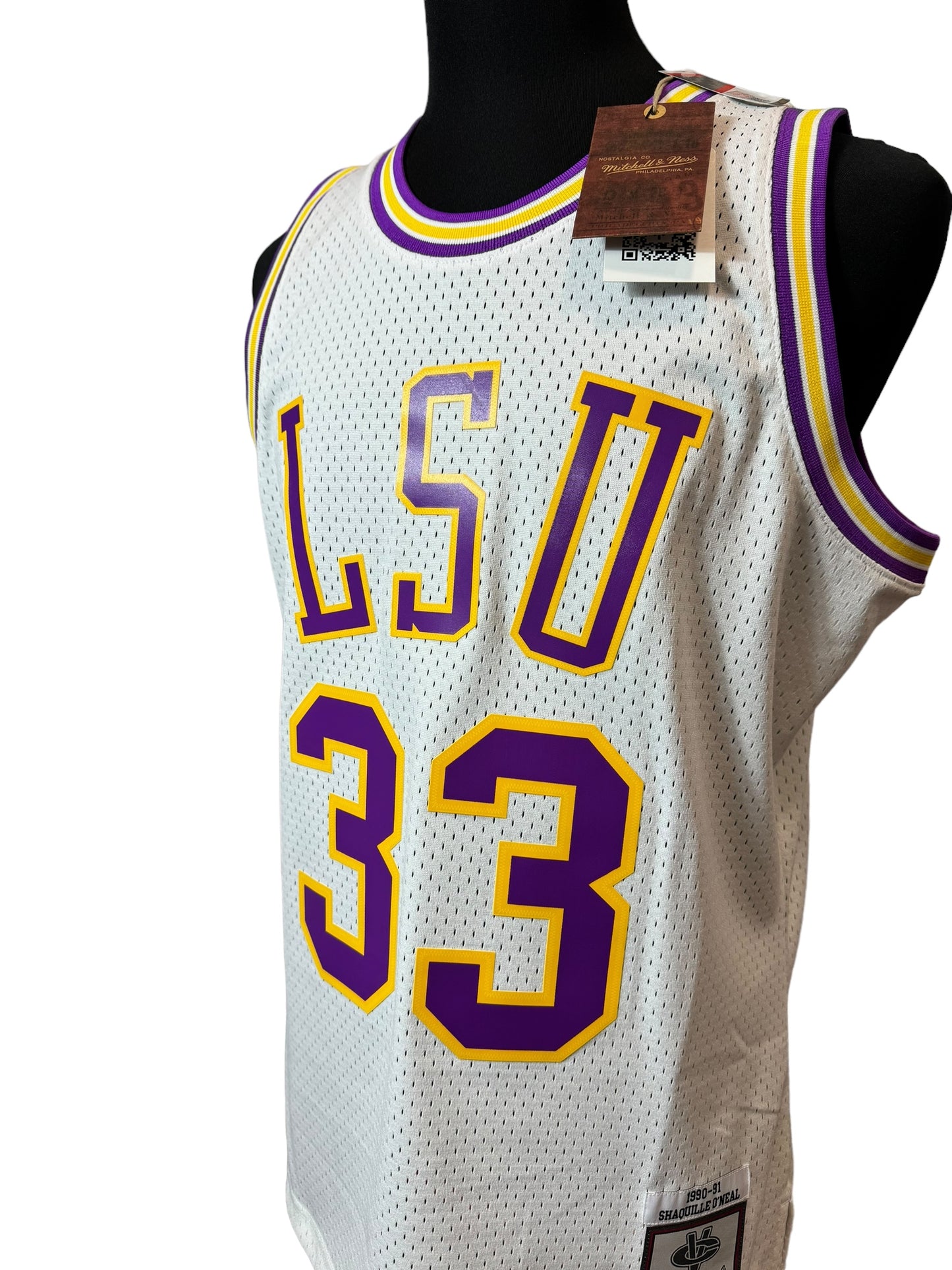 Louisiana State University #33 O’Neil NBA Basketball Jersey New