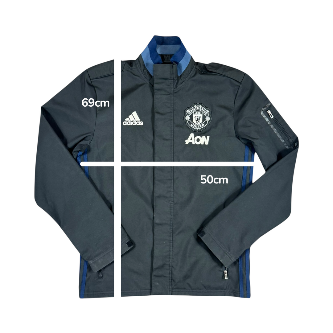 2016-17 Manchester United Adidas Track Jacket - 8/10 - (S)