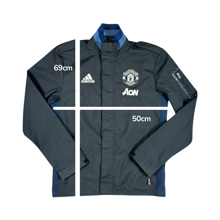 2016-17 Manchester United Adidas Track Jacket - 8/10 - (S)