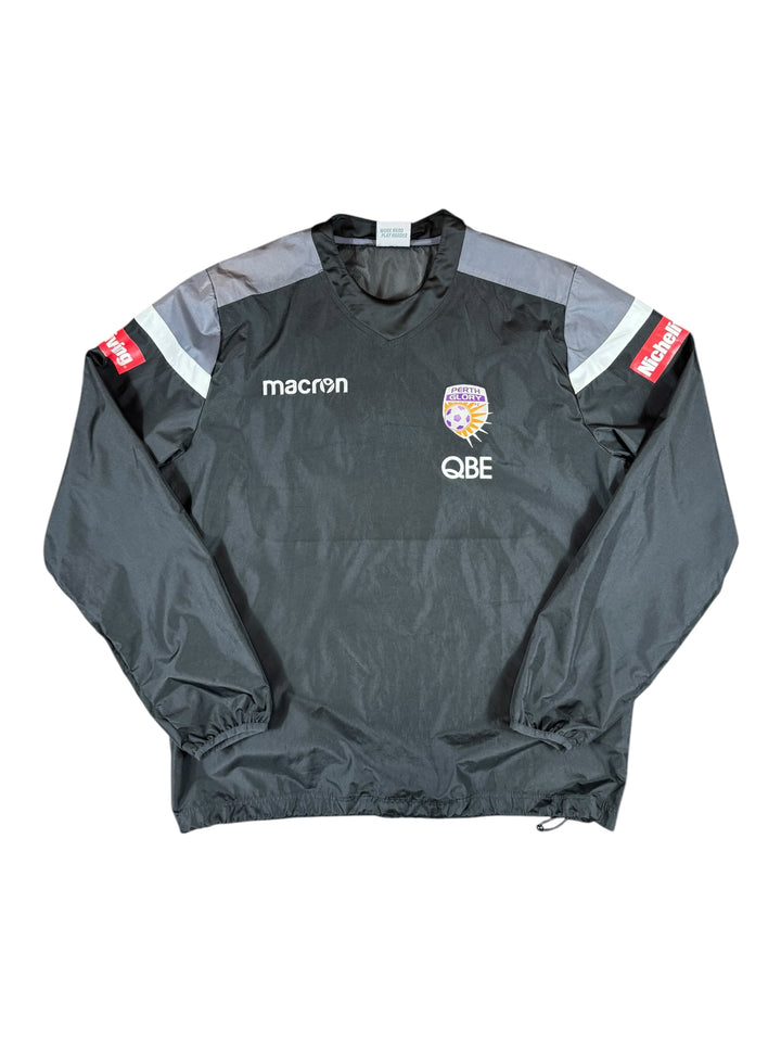 2018/19 Perth Glory Macron Football Training Jacket - 8/10 - (L)
