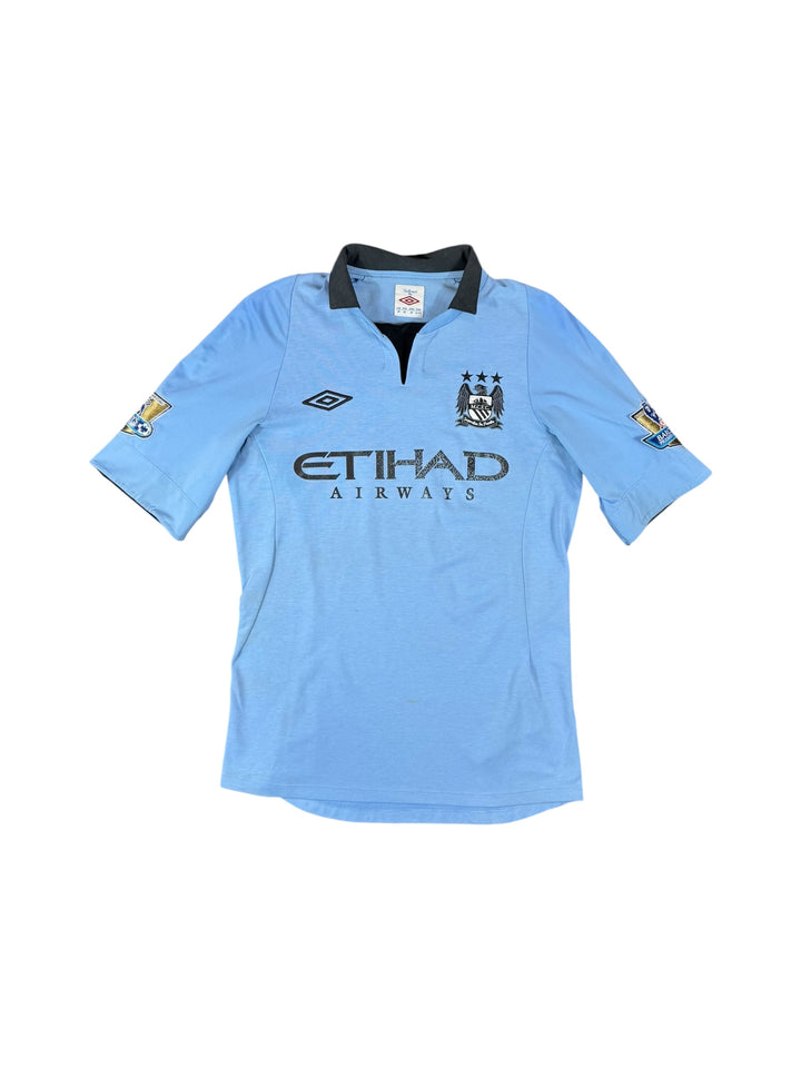 2012/13 Manchester City Umbro Home Football Shirt - 7/10 - (M)