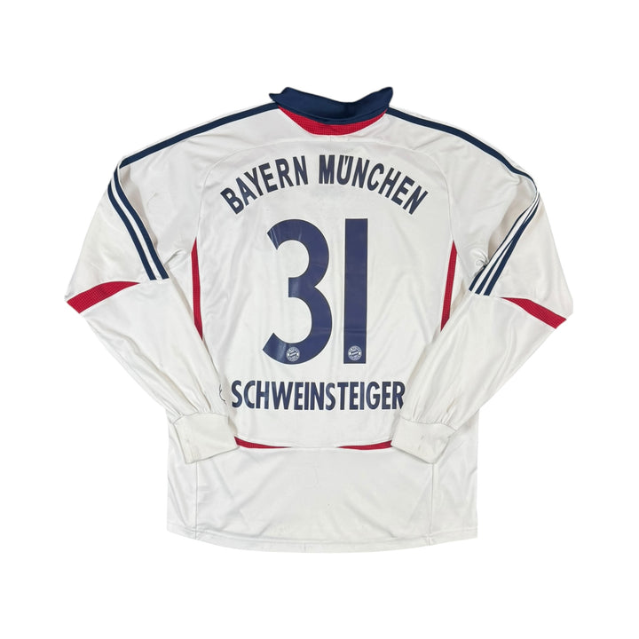 2006-07 Bayern Munich Away L/S Shirt SCHWEINSTEIGER #31 - 7/10 - (L)