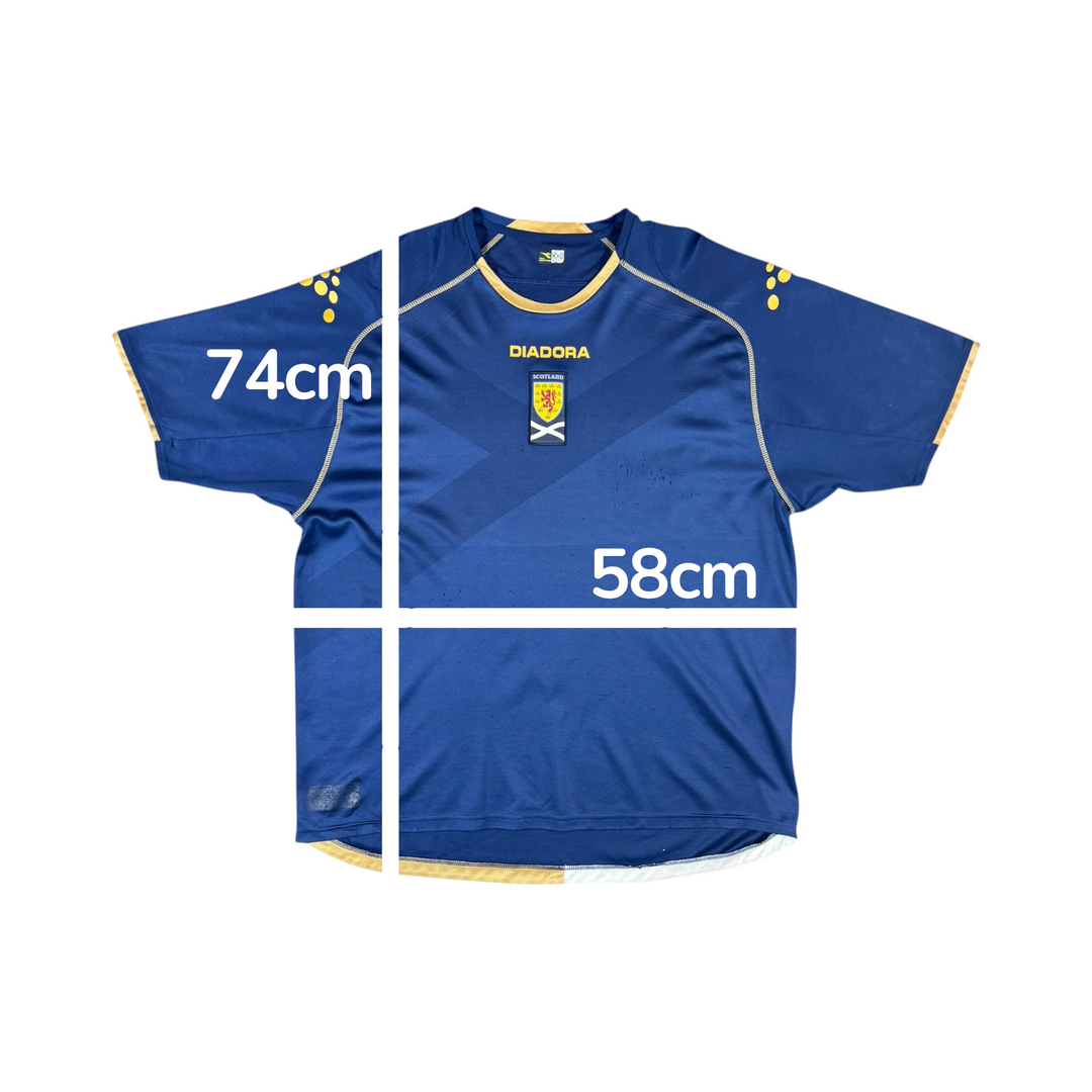2007-08 Scotland Home Shirt - 7/10 - (2XL)