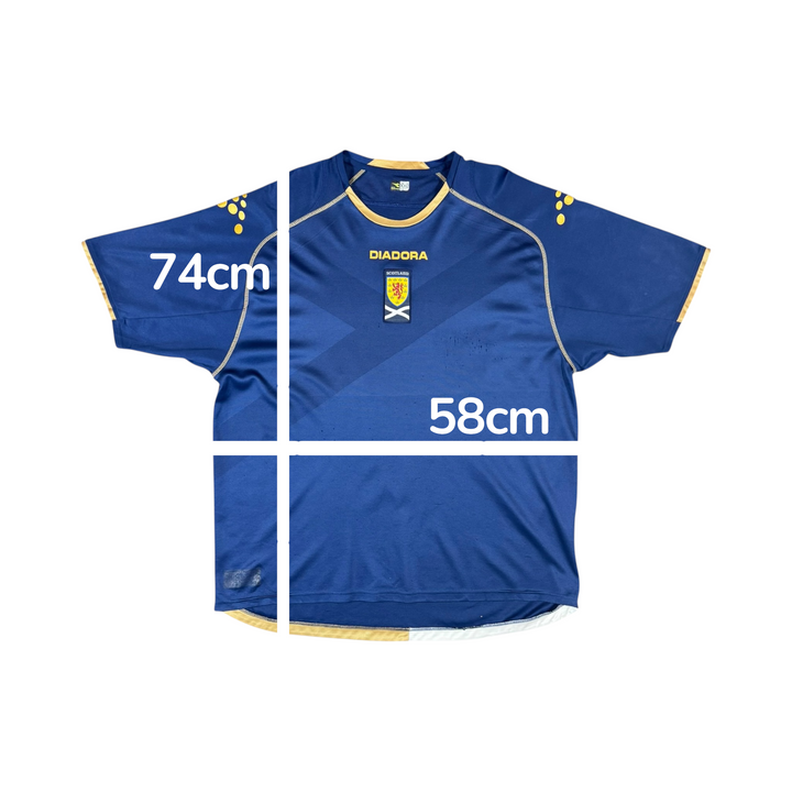 2007-08 Scotland Home Shirt - 7/10 - (2XL)