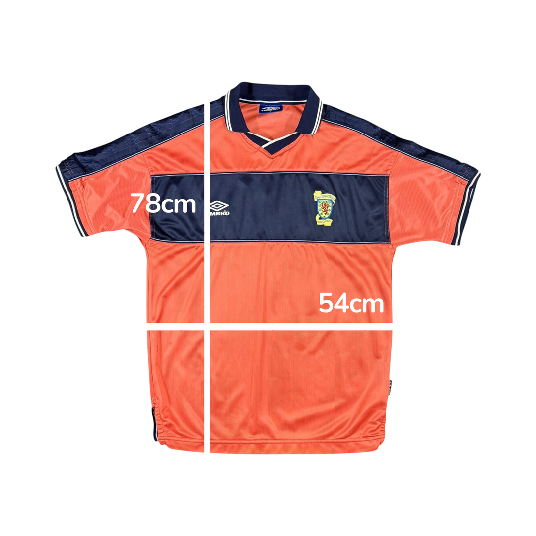 1999-00 Scotland Umbro Away Shirt - 9/10 - (L)
