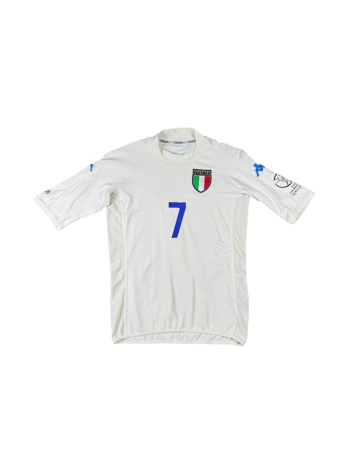2002-04 ITALY Kappa Kombat Away Shirt #7 DEL PIERO - 8/10 - (S)