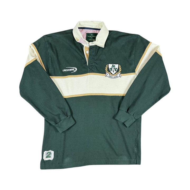Ireland Lansdowne Home Rugby Shirt Longsleeve - 8/10 - (S)