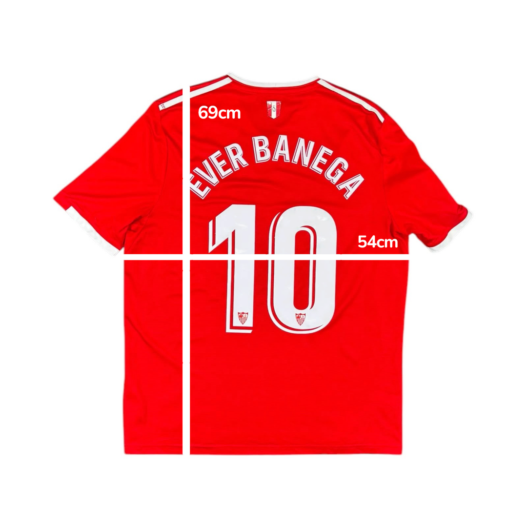 2017-18 Sevilla Away Shirt EVER BANEGA #10 - 8/10 - (L)