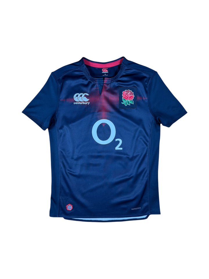 2016/17 England Canterbury Away Rugby Shirt Player Authentic - 8/10 - (M)