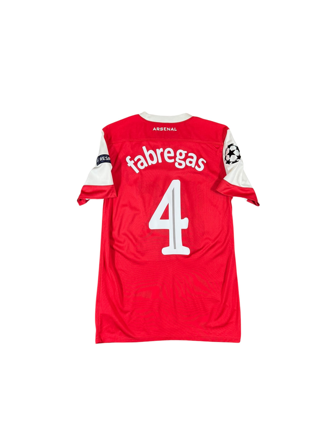 2010-11 Arsenal Nike Home Shirt Champions League #4 FABREGAS - 7/10 - (S)