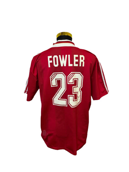 Liverpool 1995/96 #23 Fowler Home Football Jersey