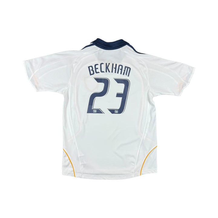 2007-08 LA Galaxy Adidas Home Shirt #23 BECKHAM - 7/10 - (13-14 Years)