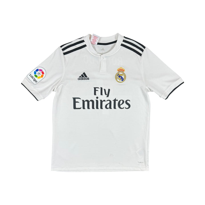 2018-19 Real Madrid Adidas Home Shirt #7 RONALDO - 8/10 - (13-14 Years)