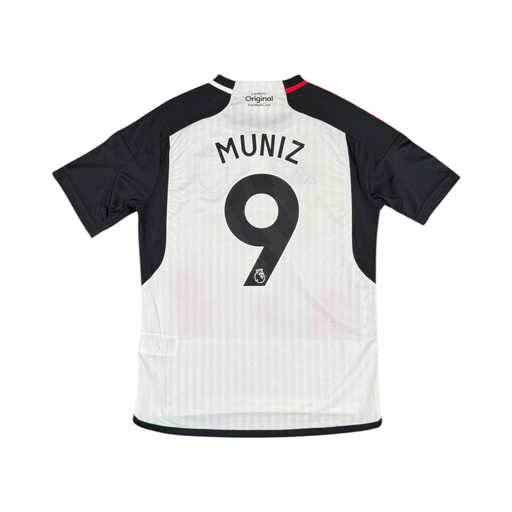2023-24 Fulham Adidas Home Shirt #9 MUNIZ - 8/10 - (11-12 Years)