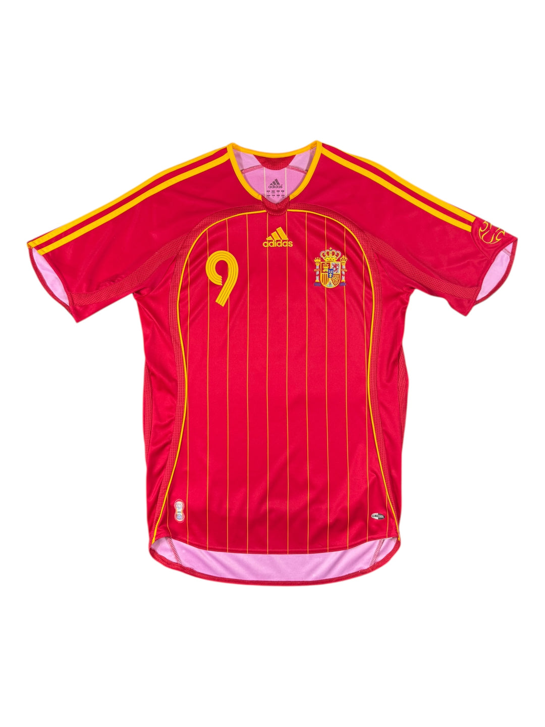 2006 Spain Adidas Home Football Shirt #9 F. TORRES - 8/10 - (S)